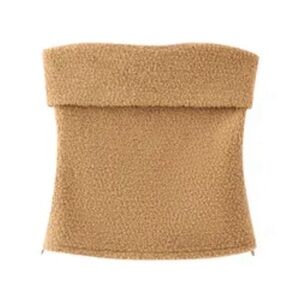 Zara Tan Textured Camisole